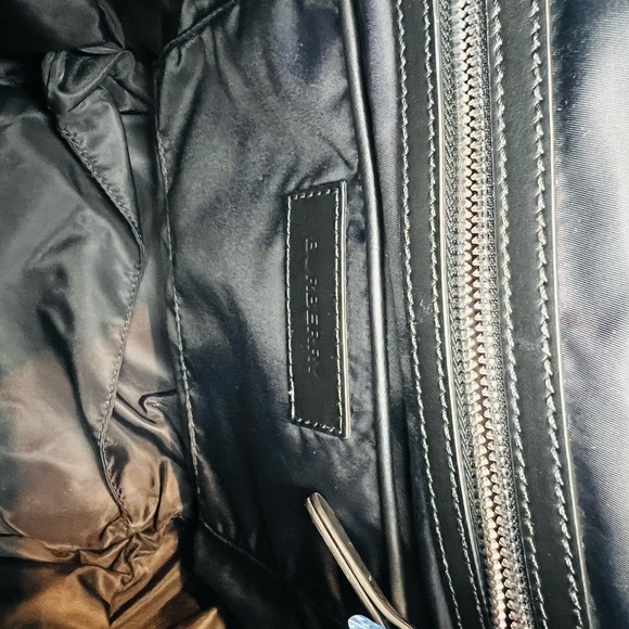 BURBERRY MEDIUM LOGO PRINT NYLON BURGUNDY RUCKSACK BACKPACK NEW WITH TAGS - Picture 12 of 17